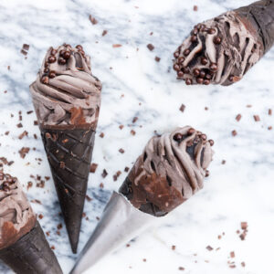 double chocolate ice creams